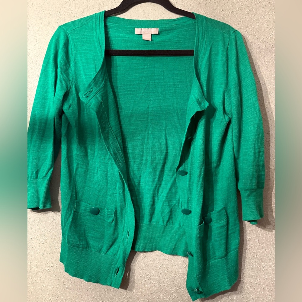 Banana Republic Green Women's Cardigan